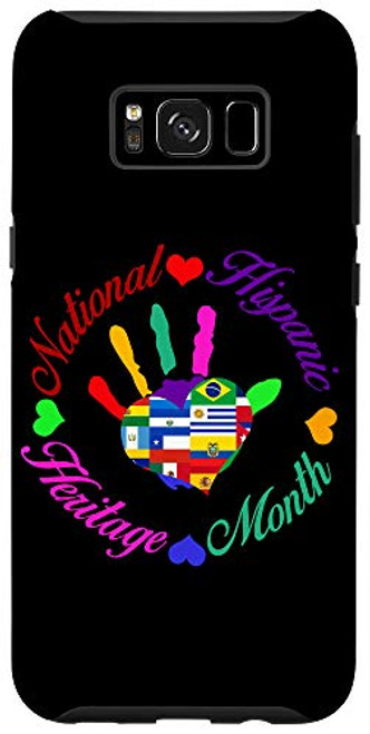 Galaxy S8- National Hispanic Heritage Month Love Latino Countries Flags Case Galaxy S8- National Hispanic Heritage Month Love Latino Countries Flags Case