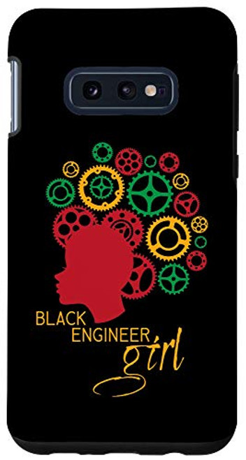 Galaxy S10e Black Woman Afro Engineer Cool Black History Month Gift Case Galaxy S10e Black Woman Afro Engineer Cool Black History Month Gift Case