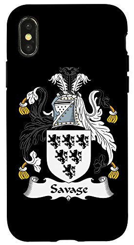 iPhone X-XS Savage Coat of Arms - Family Crest Case