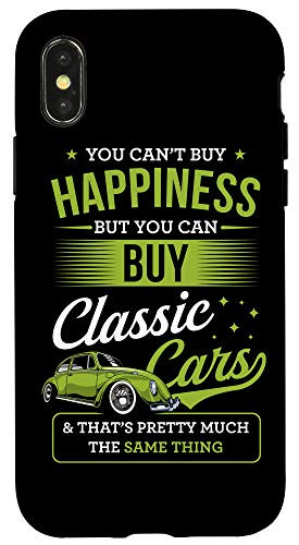 iPhone X-XS You Cant Buy Happiness But You Can Buy Classic Cars Case