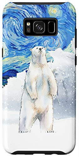 Galaxy S8- Polar Bear Vincent Van Gogh Starry Night phone Case