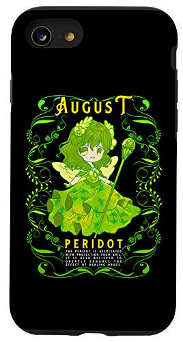 iPhone SE -2020- - 7 - 8 Peridots Birthstone August Birth Month Case