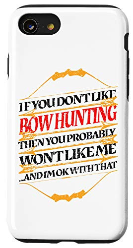 iPhone SE -2020- - 7 - 8 Bow Hunting Retro Dont Like Archery Outdoors Bow and Arrows Case