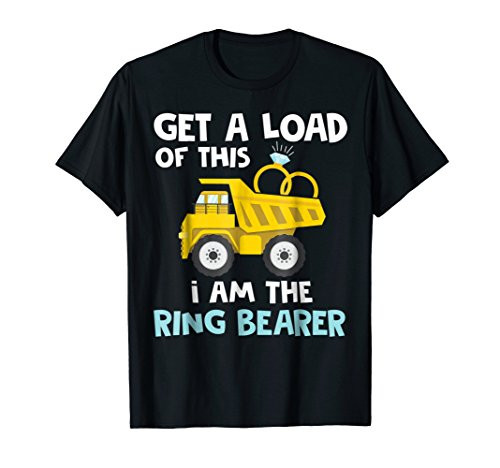 Wedding Shirts Ring Bearer Funny Truck Shirts Boys Men Gifts