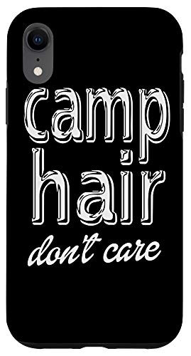 iPhone XR Camp Hair Dont Care Outdoor Camping Case