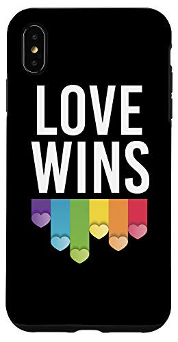 iPhone XS Max Love Wins Transgender Rainbow Pride Month LGBT Case