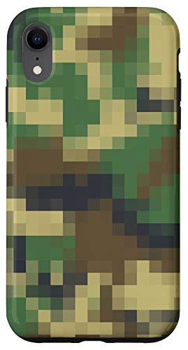 iPhone XR Digital Pixel Camo Camouflage Pattern Hunting Hunter Hunt Case