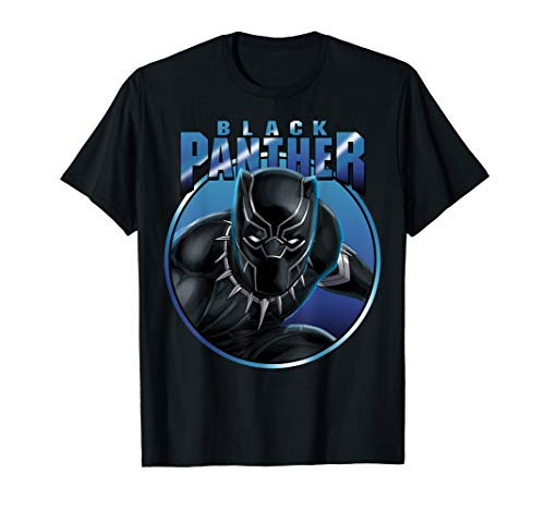 Marvel Avengers Black Panther Circle Portrait T-Shirt