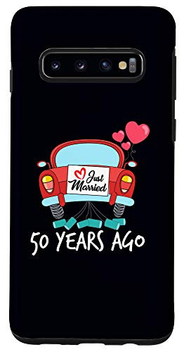 Galaxy S10 Just Married 50 Years Ago 50 Wedding Anniversary Gift Phone Case