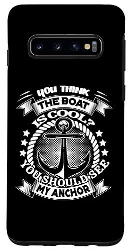 Galaxy S10 Funny saying for boat captain and sailor Case