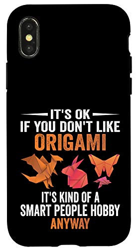 iPhone X-XS Smart People Hobby Origami - Japanese Culture Art Lover Case