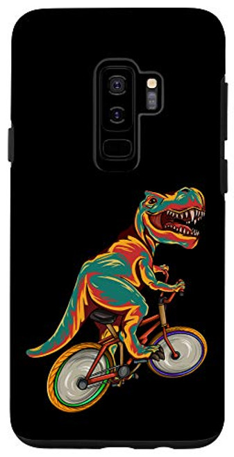 Galaxy S9- T-Rex Riding A Bike - Retro Trex Dinosaur Bicycle Rider Case Galaxy S9- T-Rex Riding A Bike - Retro Trex Dinosaur Bicycle Rider Case