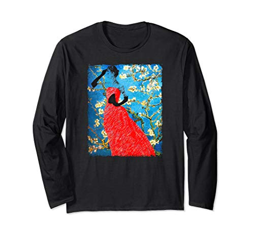 Van Gogh Almond Blossom Vintage Art Deco Graphic Flower Long Sleeve T-Shirt