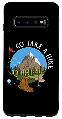 Galaxy S10 Hiking and Camping Go Take A Hike Climbing Hiking Outdoors Case