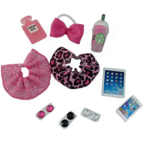 LPS Littlest Pet Shop 10 PC Clothes Skirt Bow Accessories Lot