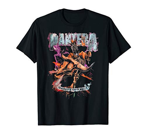 Pantera Official Cowboys From Hell Riding Skeleton T-Shirt Pantera Official Cowboys From Hell Riding Skeleton T-Shirt