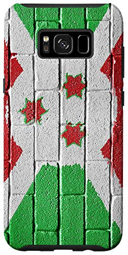 Galaxy S8- Burundi Flag Burundian Banner on a brick wall Case
