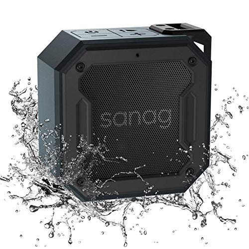 Waterproof Bluetooth Speakers Sanag Outdoor Portable Sperker IPX7 Waterproof Wireless Speakers with 12W HD Stereo Sound Rich Bass Built-in Mic and AUX