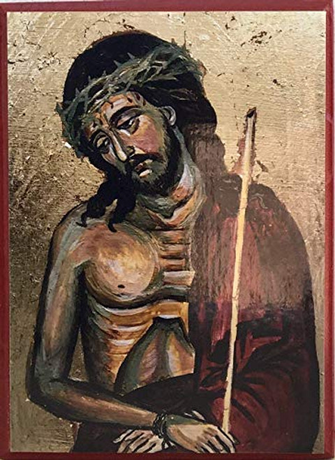 Wooden Greek Orthodox Christian Icon Jesus Christ the Bridegroom 5-5 x 7-5 Wooden Greek Orthodox Christian Icon Jesus Christ the Bridegroom 5-5 x 7-5