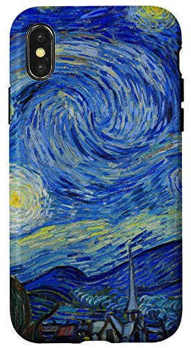 iPhone X-XS Van Gogh The Starry Night Modern Art Painting Case