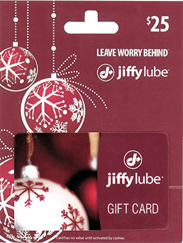 Jiffy Lube Holiday II Gift Card 25