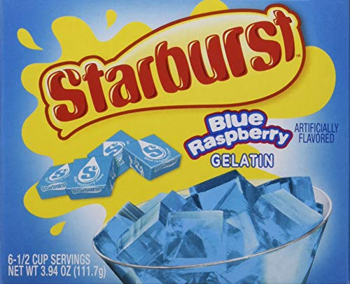 Starburst Gelatin  Blue Raspberry  12Count
