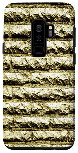 Galaxy S9- Case - light yellow brick wall pattern phone Case