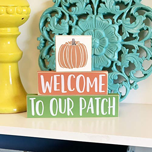 Welcome To Our Pumpkin Patch Wood Fall Sign