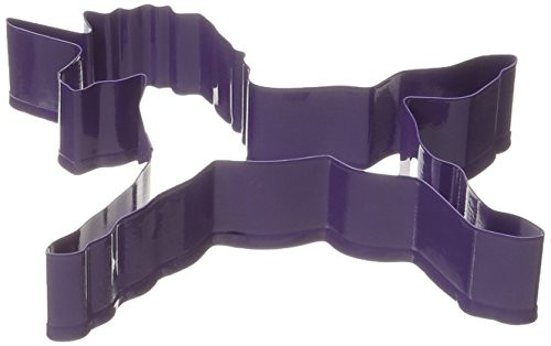 R & M Polyresin Coated Unicorn Cookie Cutter, 4.5-Inch, Purple
