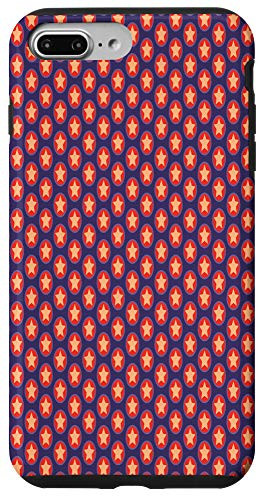 iPhone 7 Plus-8 Plus Retro Decor Patterns Western Classic Stars Case