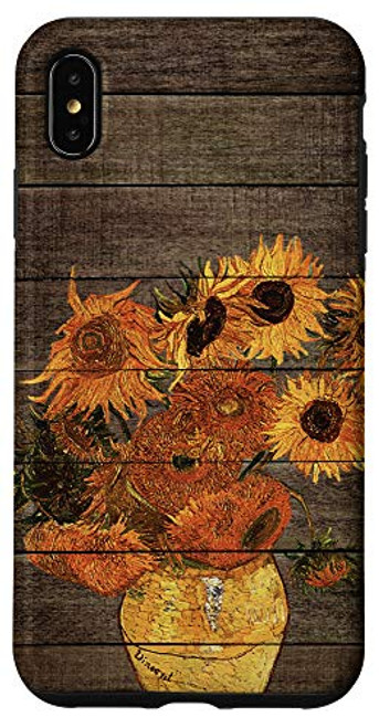iPhone XS Max Van Gogh Sunflowers Case - Vintage Yellow Sunflower Gift Case