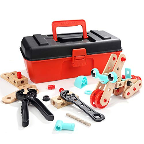 TOP BRIGHT STEM Construction Engineering Kits for Boys  Take Apart Toys Set with Tools  Building Toys for Kids Ages 4-8