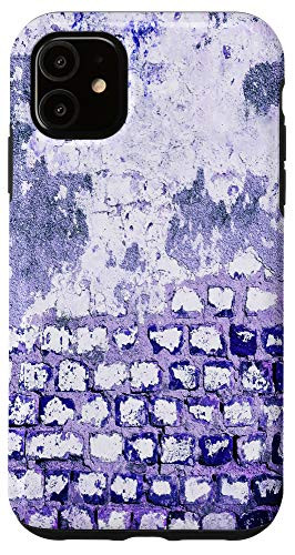 iPhone 11 Case - purple brick wall pattern phone Case