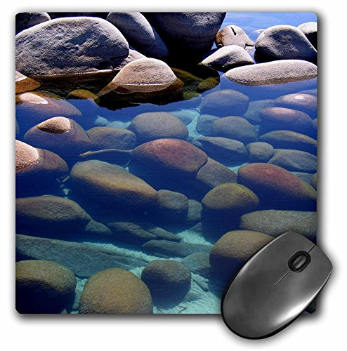 3dRose LLC 8 X 8 X 0.25 Inches Tahoe Stillwater Mouse Pad (mp_21905_1)