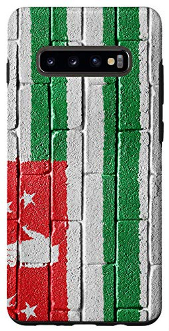 Galaxy S10- Abkhazia Flag Banner on a brick wall Case Galaxy S10- Abkhazia Flag Banner on a brick wall Case
