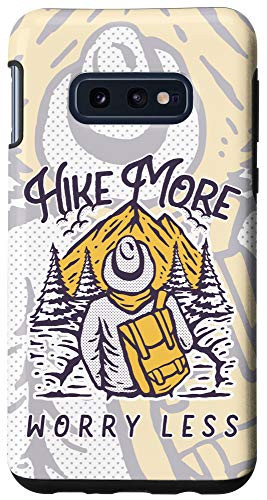 Galaxy S10e Hike More Less Worry Hiking Trekking Traveler Outdoor Gift Case