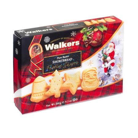 Walkers Pure Butter Holiday Shortbread Gift  9-2 Oz -Pack of 2-