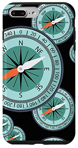iPhone 7 Plus-8 Plus Compass Nautical Sailboat Captain Ocean Case