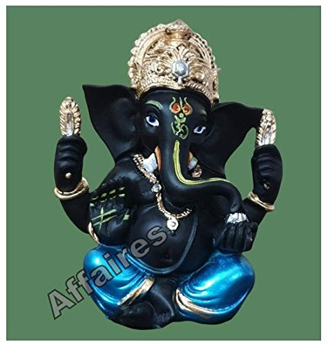affaires Lord Ganesh Statue for Home Decorations - Ganpati Idol Hindu Figurine Showpiece for Gift G-536