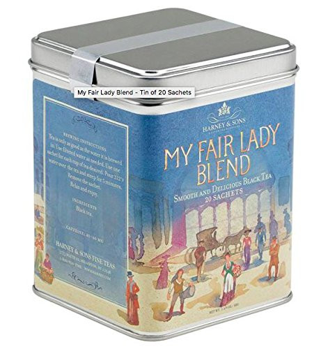 Harney and Sons MY FAIR LADY 20 ct Sachet Tin Black Tea