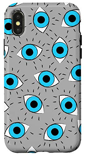 iPhone X-XS Evil eye Blue and Gray Phone Case Cover Classic For women Case