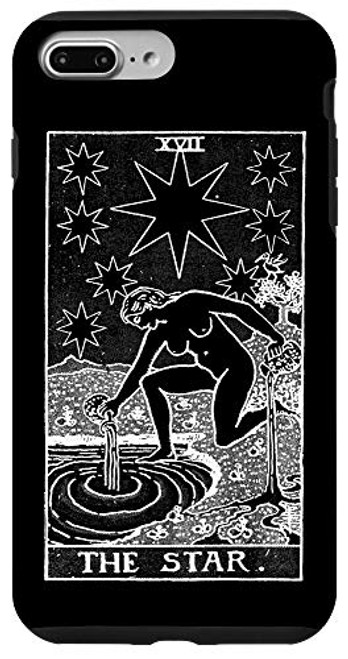 iPhone 7 Plus-8 Plus Tarot Card The Star  Celestial Galaxy  Boho Case