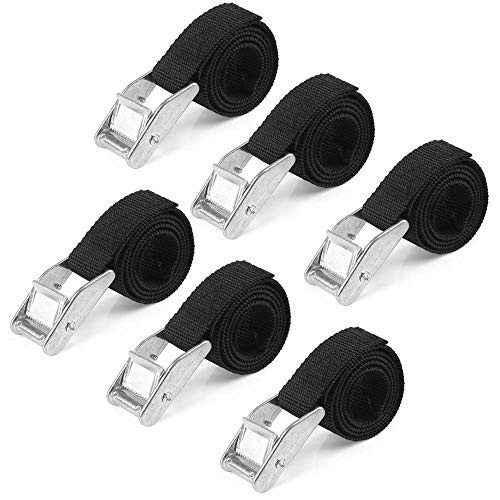 Ratchet-Tie-Downs  URBEST Lashing Straps  2 Ft x 1 Inch Tie Down Straps Luggage Strap Up to 600lbs Ratchet-Tie-Downs  URBEST Lashing Straps  2 Ft x 1 Inch Tie Down Straps Luggage Strap Up to 600lbs