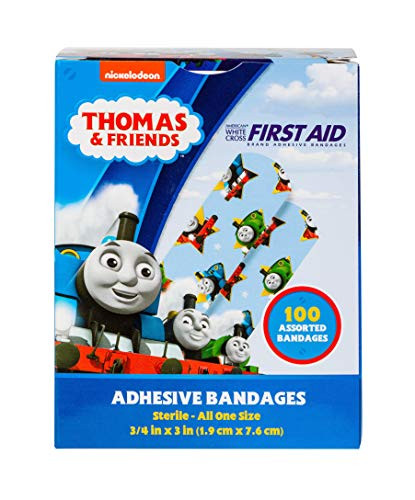 Thomas The Train and Friends Sterile Adhesive Bandages with Patented Stat-Strip Backing -100-bx-
