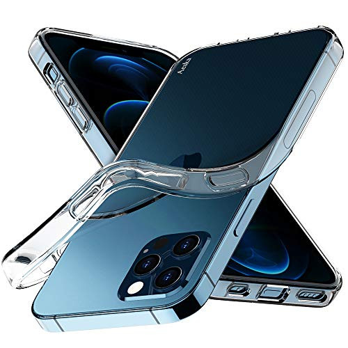 Aeska TPU Case Compatible with iPhone 12 Pro Max  Ultra -Slim Thin- Flexible Clear TPU -Scratch-Resistant- Gel Rubber Soft Skin Silicone Protective Ca