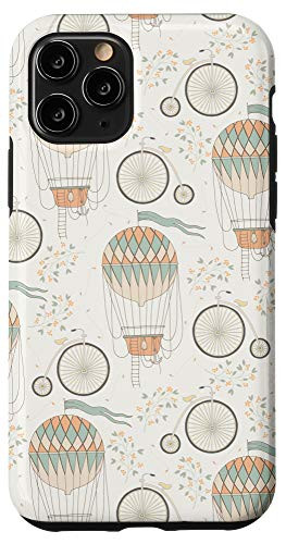 iPhone 11 Pro Case - hot air balloons and bikes cute objects pattern phone Case