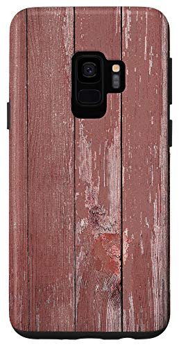 Galaxy S9 PRETTY RUSTIC WOOD PHONE CASE SHABBY CHIC PHONE CASE BROWN Case