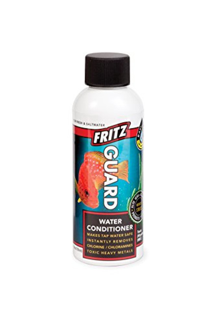 Fritz Aquatics 80255 Fritzguard Water Conditioner/Dechlorinator for Fresh and Salt Water Aquariums, 4-Ounce Fritz Aquatics 80255 Fritzguard Water Conditioner/Dechlorinator for Fresh and Salt Water Aquariums, 4-Ounce