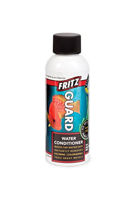 Fritz Aquatics 80255 Fritzguard Water Conditioner/Dechlorinator for Fresh and Salt Water Aquariums, 4-Ounce