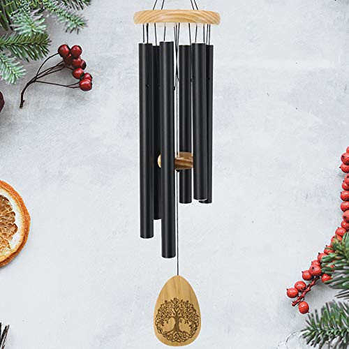 sinfinate Wind Chimes Outdoor 30 Inches Sympathy Wind Chimes with 6 Metal Tubes Tuned Smoothing Melody Memorial Wind Chimes for Mom Wind Chimes for sinfinate Wind Chimes Outdoor 30 Inches Sympathy Wind Chimes with 6 Metal Tubes Tuned Smoothing Melody Memorial Wind Chimes for Mom Wind Chimes for